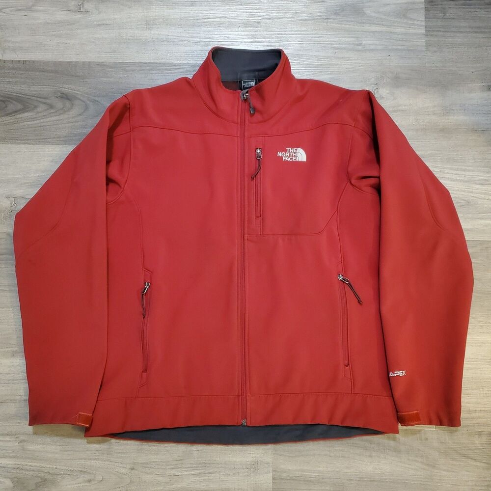 The North Face Mens Sz XL Apex Bionic Jacket Brick Red Gorpcore Outdoor